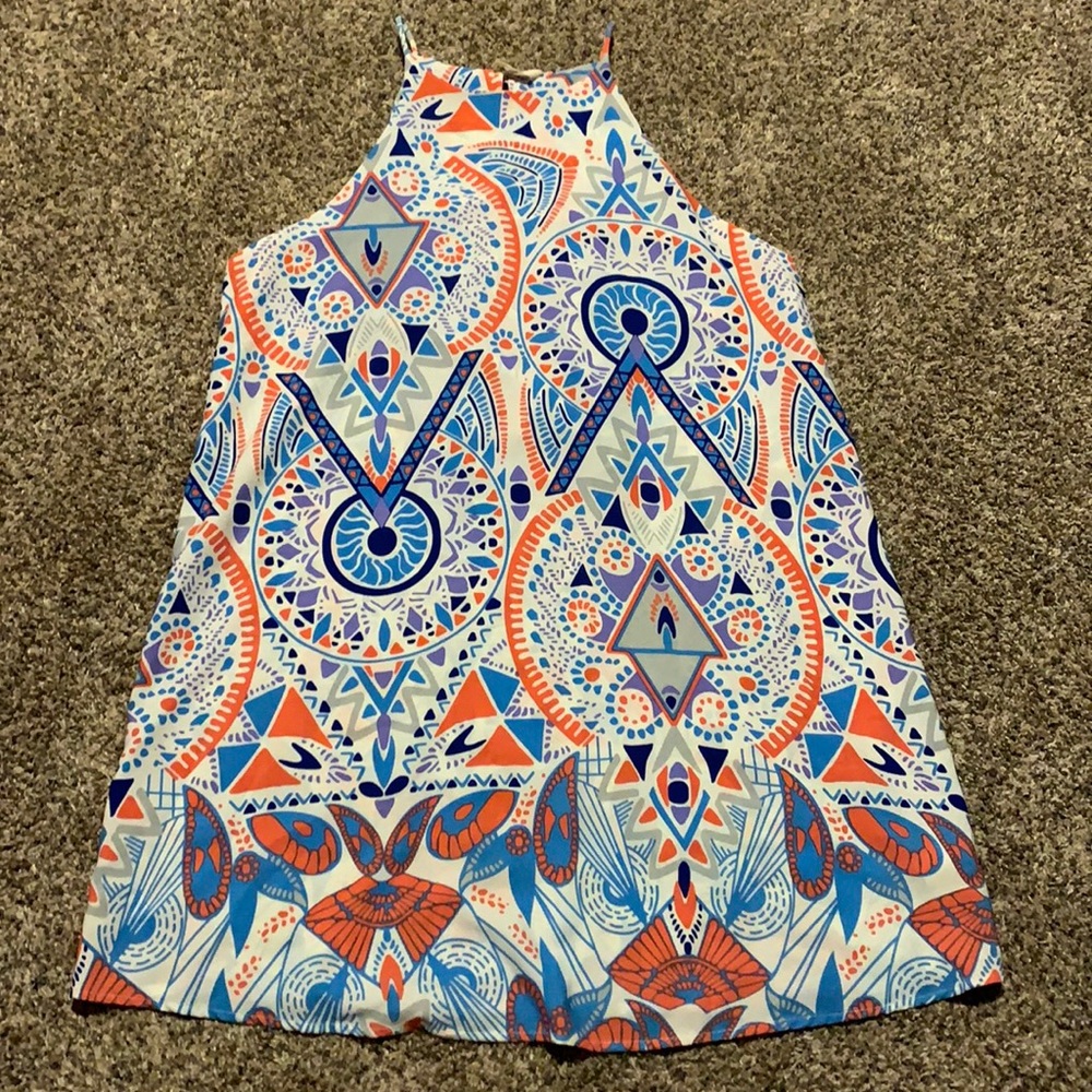 Boutique Shift Patterned Sundress